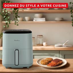 Heteluchtfriteuse - Airfryer - Gezond Koken - 10 Kookprogramma's - 5 Liter - Eucalyptus — thumbnail 2