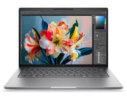 HP ZBook 8 G2i Wolf Pro Security Edition Copilot+ PC Intel Core Ultra 7 356H Mobiel werkstation 35,6 cm (14") WUXGA 24 GB DDR5-SDRAM 1 TB SSD NVIDIA RTX PRO 500 Blackwell Wi-Fi 7 (802.11be) Windows 11 Pro AI Workstation, AI PC Zilver QWERTY
