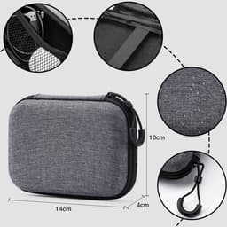 Dailygoods - Dailygoody - Beschermhoes extern harde schijf 2,5 inch - Schokbestendig en waterdicht - Robuuste bescherming - Draagbaar en veilig - Perfect voor SSD ... — thumbnail 2