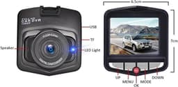 Dashcam Auto Camera - DVR Recorder - Veilig Rijden - Full HD 1080P - 2.4 inch scherm - Zwart — thumbnail 5