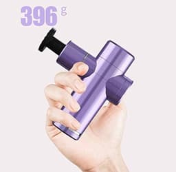 Draagbaar Massagepistool - Mini Percussie Massager - Spierherstel - Stille Borstelloze Motor - 400g Gewicht - Zwart — thumbnail 5