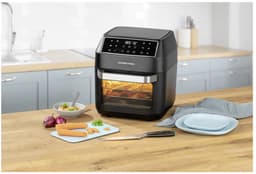 GOURMETmaxx Heteluchtoven Digitaal 12l - Zwart — thumbnail 9