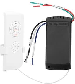 Dailygoody - Draadloze Plafondventilator - Afstandsbediening - Wandmontage - Universeel - Energiezuinig - Geschikt voor elke ruimte — thumbnail 1