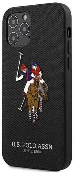 U.S. Polo Assn. Embroidery Collection - iPhone 12 Etui - Zwart - Elegante Bescherming — thumbnail 5
