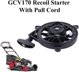 Trekstarter Grasmaaier - Startmotor Onderdeel - Motor Starten - Directe Vervanging - Diameter 13.8 cm - Zwart — thumbnail 4