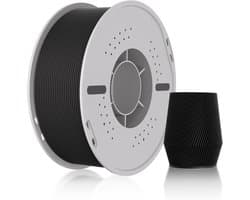 3D Printer Filament - PLA Materiaal - Objecten Printen - Mat Zwart Afwerking - 1.75mm 1kg - Zwart