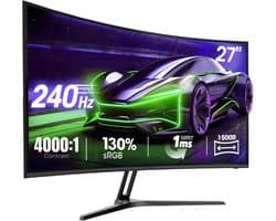 Quvo® Gaming Monitor 240hz - Gaming Monitor -Zwart - ‎‎20cm x 62cm x 46cm; 3.5 kg