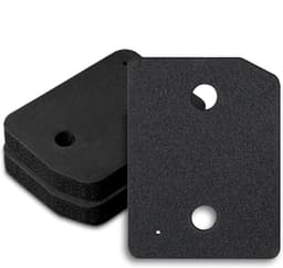 3 plintfilters vervanging voor alle Miele T1-drogers - plintfilter voor het filteren van pluizen in wasdrogers - vervangingsonderdeel 9164761 — thumbnail 1