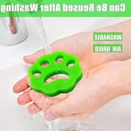 Set van 4 Wasbakken voor Wasmachine en Huisdieren, Inclusief Wasballen voor Efficiënt Wassen — thumbnail 2
