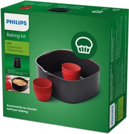 Philips Ovenschaal & Bakblik Airfryer Accessoire - HD9957/00 - Geschikt voor Philips - Bakset met 9 muffinvormen — thumbnail 12