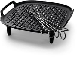 Philips Grill Set Airfryer Accessoire - HD9946/00 - Geschikt voor Philips - Grillplaat met 5 spiesen — thumbnail 18