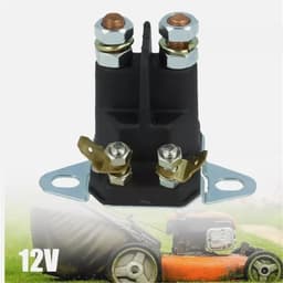 Startrelais Solenoïde - Motoronderdeel - Grasmaaier Starten - 4-polig 12V - 8x7.5x6.5 cm - Zwart — thumbnail 3