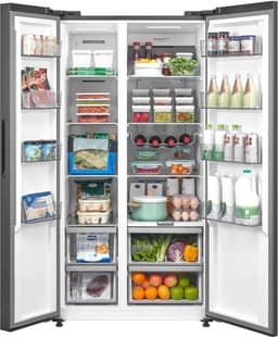Midea MDRS791MIE28 - Amerikaanse koelkast - Zwart - RVS geborsteld - No Frost - Multi Air Flow - Smart Home - E label - 330 kWh/jaar - 35 dB — thumbnail 4