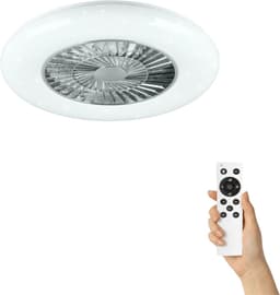 Fantiluxe - Agnes - Plafondventilator met verlichting - Chroom - Ø58cm - Afstandsbediening - Met lamp - Plafond ventilator - Slaapkamer — thumbnail 2
