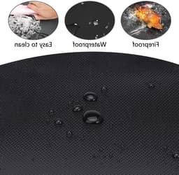 Hittebestendige silicone mat voor airfryer 60 x 80 cm, brandveilig, antislip en waterdicht, ideaal voor oven en keukenoppervlak — thumbnail 2