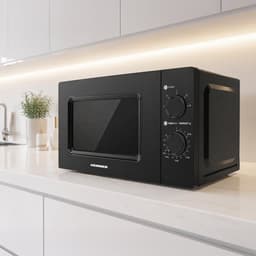 Heinner HMW-MD20MBK - Solo Magnetron Vrijstaand 20 Liter - 700W met 5 Vermogensstanden - Ontdooifunctie & Timer 35 Min - Mechanische Bediening - Zwart — thumbnail 5