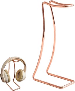 Hoofdtelefoonstandaard van Aluminium Legering voor Over-Ear Gaming Headsets en Alle Hoofdtelefoons, Geschikt voor Tafel en Display Case, Rood — thumbnail 1