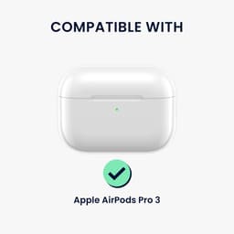 kwmobile Hoes compatibel met Apple Airpods Pro 3 Case - Zachte TPU beschermhoes - Cover in groen / transparant Tropische planten design — thumbnail 4