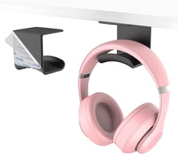 Universele hoofdtelefoonhouder voor aan de muur, sterke kleefband, ideaal voor gaming en bureaugebruik — thumbnail 1