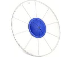 Mengkop Spatbeschermer - Mixer Deksel - Keuken Schoonhouden - Universele Pasvorm - 30 cm Diameter - Blauw