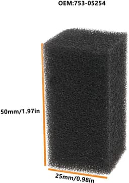 Dailygoods- Luchtfilter - 2 stuks - Compatibel met MTD/Troy-Bilt - Hoogwaardige filtratiematerialen - 2.5x5 cm - Motorbescherming - Motorfilter — thumbnail 4