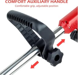 Grasmaaier, 24V Elektrische Grastrimmer Draadloze Grasmaaier Dubbele Wiel Lengte Verstelbare Tuin Snoeischaar Tool Met 2 Batterij — thumbnail 4