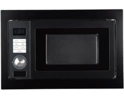 Inbouw Magnetron - Oven met Grill - Snel Eten Bereiden - 8 Automatische Programma's - 25 Liter Inhoud - Zwart