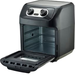 Heteluchtfriteuse Oven - Airfryer XXL - Gezond Koken - 12 Programma's - 12 Liter - Zwart — thumbnail 2