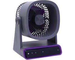 Ventilator - Koeler - Ruimte Koelen - Oplaadbaar - 26x20x15 cm - Wit