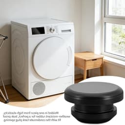 Rubber stop voor waterreservoir van wasdroger - vervangend onderdeel voor droger accessoires, afdichtdop waterreservoir, geschikt voor Bosch en Siemens wasdrogers — thumbnail 6