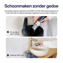 Samako Kruimeldief NanoDetect Pro 135W - Kruimelzuiger Snoerloos - Krachtige Handstofzuiger 16Kpa - Draadloos - Autostofzuiger — thumbnail 7