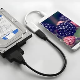 SATA naar USB Adapter - Externe Harde Schijf Kabel - Opslag Uitbreiden - Plug and Play - 2.5 inch - Zwart — thumbnail 5
