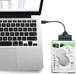 SATA naar USB Adapter - Externe Harde Schijf Kabel - Opslag Uitbreiden - Plug and Play - 2.5 inch - Zwart — thumbnail 4