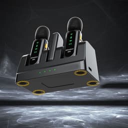 Draadloze dasspeldmicrofoon – Slimme microfoon met ruisonderdrukking voor livestreaming en video-opnames (model J20) - Microfoon Draadloos - Dasspeld Microfoon Draadloos - Microfoon Bluetooth - Geschikt Voor Alle Telefoons — thumbnail 3