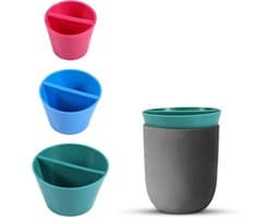 3-delige Pottenbakkers Gereedschapset voor het Afwerken van Keramiek, Inclusief XS/S/M Trimming Tools en 3D Geprinte Randen voor Creatieve DIY Projecten en Schilderen