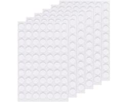 420 Stuks Dubbelzijdige Plakpunten, Transparante Ronde Stickers, Herbruikbaar en Waterdicht voor DIY Decoratie en Posters, Sterke Hechting op Glas en Hout (20mm)