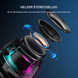 carmdering - Magnetische Bluetooth Luidspreker -draadloze Bluetooth Mini Speaker - Draagbare Speaker - Mini Audio Systeem - Bluetooth 5.3 Connectiviteit - Sterke Magnetische Houder - Duurzaam ABS Materiaal - Ideaal Voor Outdoor Reizen - 1 Stuk — thumbnail 7