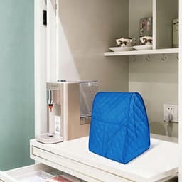Keukenmixerhoes - Blenderhoes Opbergtas - Keuken Organisatie - Gewatteerd Polyester - 45x31x27cm - Zwart Rood — thumbnail 3