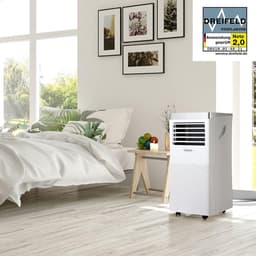 Mobiele Airco - Airconditioner Ontvochtiger - Ruimte Koelen - 4in1 Multifunctioneel - 7000 BTU - Wit — thumbnail 4