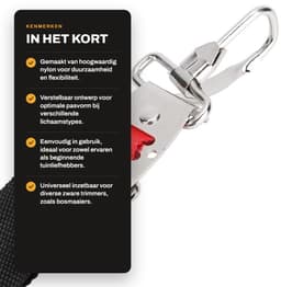 Dailygoods - Grasmaaier - Tuingereedschap - Schouderval voor comfort - Nylon - Verstelbaar - Geschikt voor mannen en vrouwen - 1 stuk — thumbnail 5