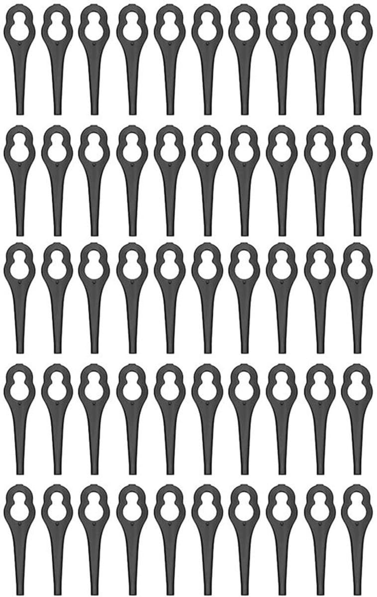 Dailygoods- Grassnijmes 50 Stuks - Kunststof Mes - Duurzaam — afbeelding 1
