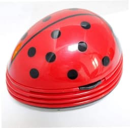Mini Stofzuiger - Tafel Schoner - Bureau Opruimen - Schattig Lieveheersbeestje Ontwerp - 5 x 5 x 5 cm - Rood — thumbnail 3