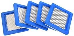 Dailygoods- Luchtfilter Hoogwaardige Vervangingsset - 5 Stuks - Eenvoudige Installatie - Geschikt voor 491588/491588S/399959 - Afmetingen 13,2 x 11,3 x 2 cm - Hoge Kwaliteit - Grasmaaierfilter — thumbnail 5