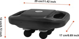 Massagepistool - Spierontspanner - Spierherstel - 20 Snelheidsstanden - 23.5 x 23.5 x 13 cm - Zwart — thumbnail 3