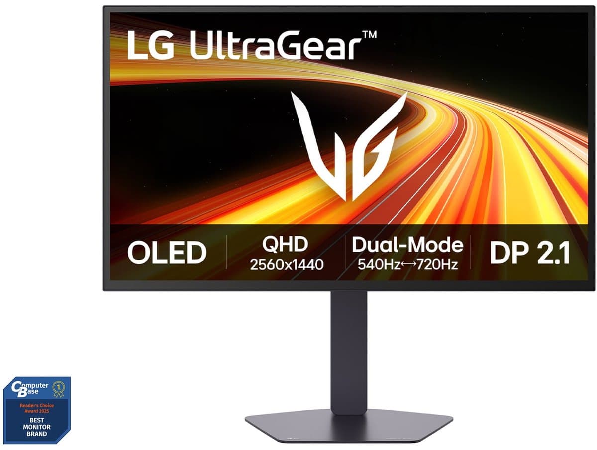 LG UtraGear 27GX790B-B - QHD Tandem OLED Gaming Monitor - Dual-mode 540hz <-> 720hz - 27 inch — afbeelding 1