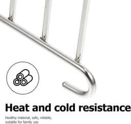 Heteluchtfriteuse Accessoireset - Kookrek RVS - Bakken Roosteren - Ovenvast Hittebestendig - 15.5 cm - Zilver — thumbnail 4