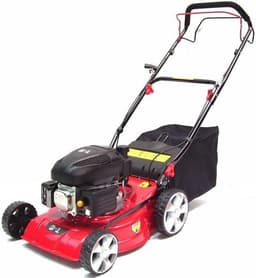 Benzine grasmaaier - Motor maaier - Gazon onderhoud - Zelfaandrijving met Big Wheeler - 41 cm snijbreedte - Rood — thumbnail 4