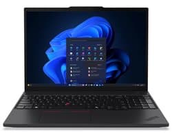 Lenovo ThinkPad T16 Gen 4 (Intel) Copilot+ PC Intel Core Ultra 7 258V Laptop 40,6 cm (16") WUXGA 32 GB LPDDR5x-SDRAM 512 GB SSD Wi-Fi 7 (802.11be) Windows 11 Pro Engels Zwart