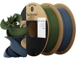 PLA Filament - 3D Print Materiaal - Decoratief Printen - Geavanceerde Matte Afwerking - 175 mm 2 kg - Marineblauw Olijfgroen