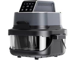 Airfryer – Heteluchtfriteuse – Friteuse – Air Fryer – Heteluchtoven – 4 Liter Inhoud – Glas Kijkvenster – 1500 Watt
